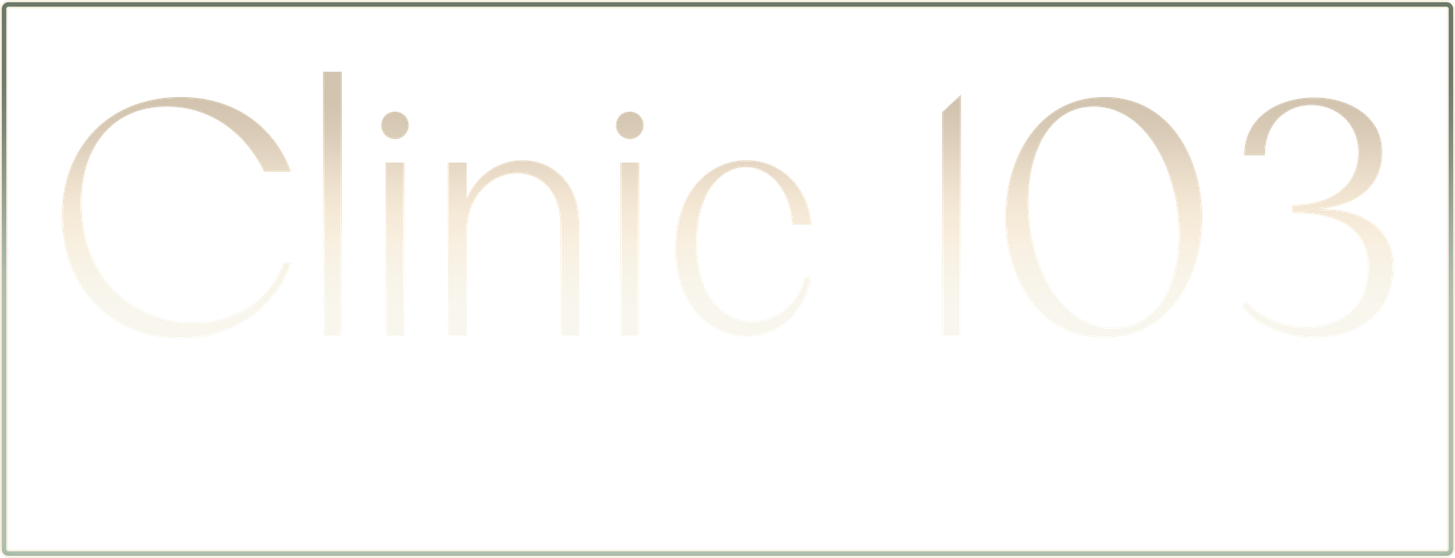Clinic 103 Ice logo