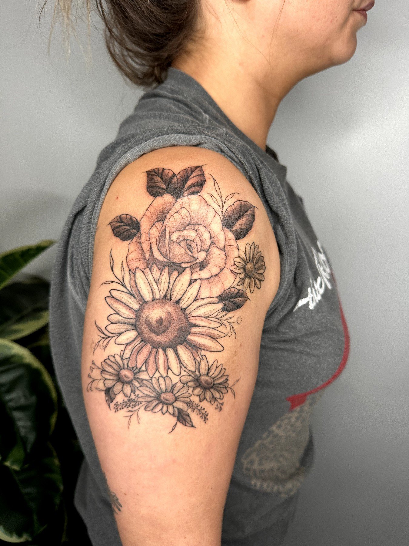 Professional tattoo work transformation